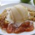 Caramel apple dump cake