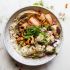 Roasted Cauliflower and Hummus Bowl
