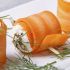 Carrot rolls with seasoned ricotta