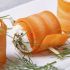 Carrot rolls with seasoned ricotta