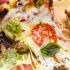 Pesto Pepperoni and Sausage Grilled Pizza
