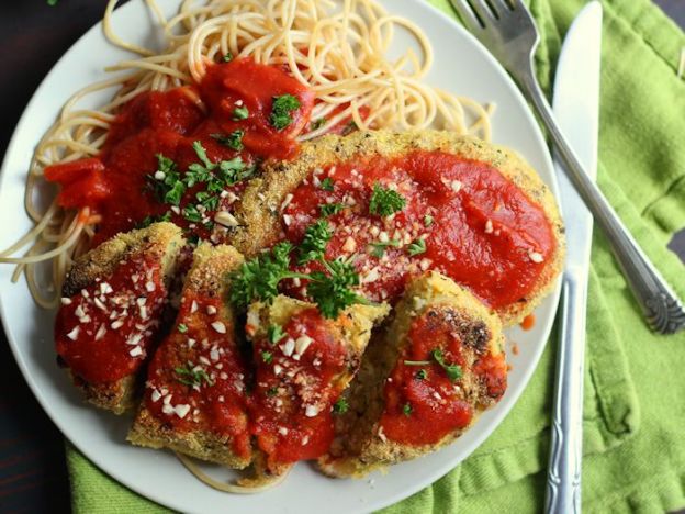 Vegan Chickpea Parmesan