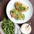 Fancy Toast with Pea Shoots