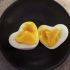 Hard-boiled egg heart
