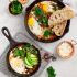 Shakshuka with Spinach and Harissa