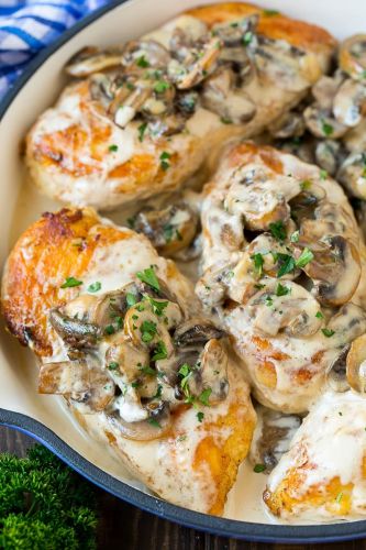 Instant Pot Chicken with Mushrooms
