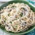 Creamy Crockpot Chicken Tetrazzini