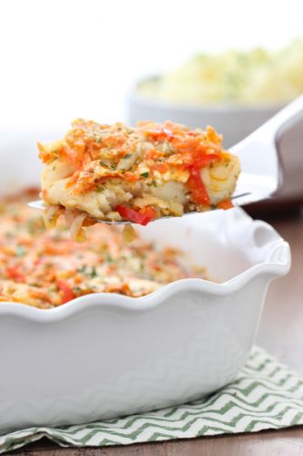 Baked White Fish and Vegetables