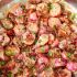 Roasted Radishes in Bacon Cream Sauce