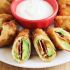 Avocado Bacon Egg Rolls