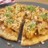 Indian-spiced chicken pizza
