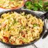 Cajun shrimp and sausage pasta