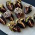Peanut butter stuffed chocolate covered dates
