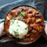 Slow cooker turkey chili