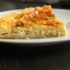 Ham and Gruyere quiche with leeks