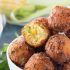 Sweet Corn Fritters with Spicy Aioli