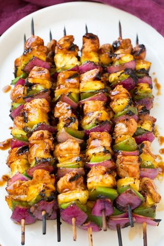 Hawaiian Chicken Skewers