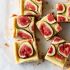 Goat Cheese Cheesecake Bars with Figs and Honey
