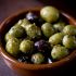 Marinated olives
