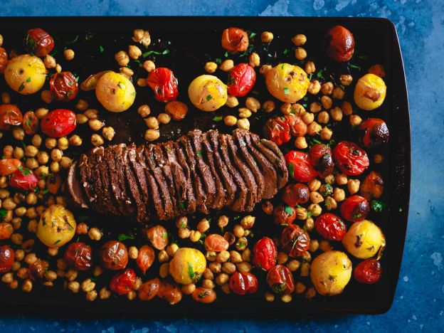 Sheet Pan Mediterranean Roasted Lamb