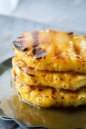 Brown Sugar Grilled Pineapple