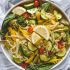 spring lemon vegetable pasta