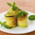 Meat-stuffed zucchini rolls