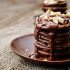 Gourmet chocolate pancakes
