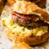 Killer Maple Mustard Croissant Breakfast Sandwiches