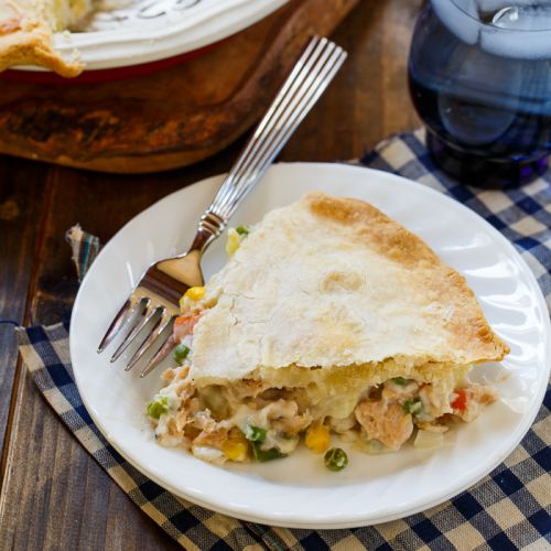 Easy Salmon Pot Pie