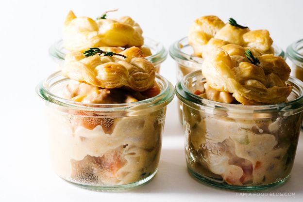 Sriracha Chicken Pot Pies