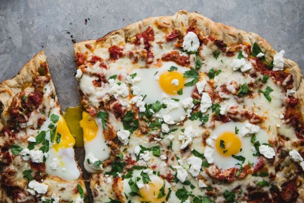 Grilled Shakshuka Pizza