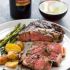 Ribeye Steaks with Red Wine Sauce