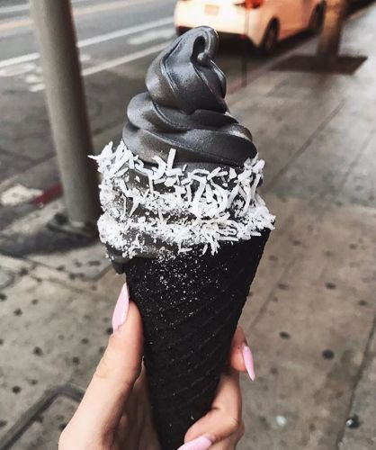 black ice cream