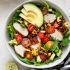 BLT Salad with Grilled Chicken Sweet Corn and Avocado