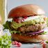 Cheddar Jalapeno Chicken Burgers with Guacamole