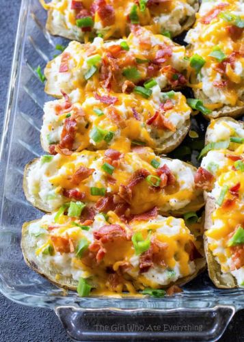 Twice baked potatoes