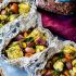 Pesto Butter Veggie Foil Packets