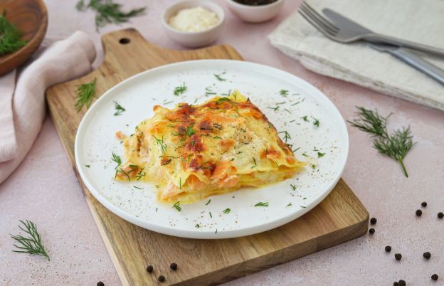 Savory Smoked Salmon Lasagna