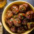 Slow Cooker Sticky Bacon & Whiskey Meatballs
