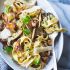 Fresh Chickpea Pappardelle with Buttered Chanterelles Thyme and Wine