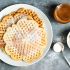 Waffles with Salted Caramel Sauce