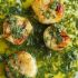 Grilled Scallops With Lemon Salsa Verde