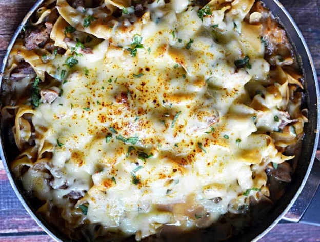 French Onion BEef Stroganoff