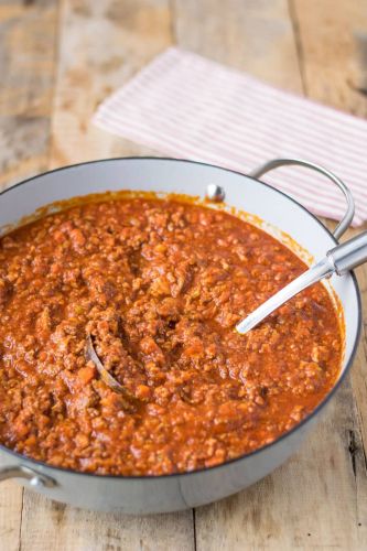 Traditional bolognese sauce