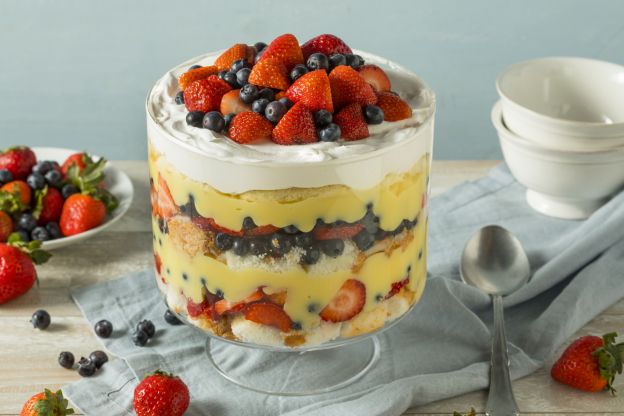 Traditional Berry Trifle