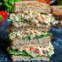 Garden Veggie Chickpea Salad Sandwich