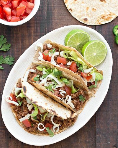 Easy Ground Beef TAcos