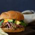 Pulled Pork Banh Mi Sandwich with Pickled Pineapple and Avocado