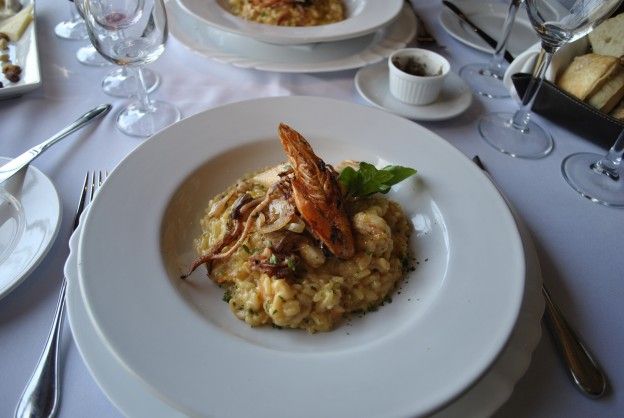 Seafood risotto